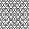 Black and white islamic seamless pattern