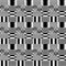 Black and White Kente Cloth Seamless Pattern