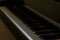 Black and white keys on the pianoforte