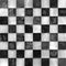Black and white marble chessboard