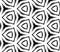 Black and white medallion seamless pattern. Hand d