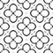 Black and white monochrome circles seamless patter