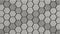 Black and white monochrome pencil schetch hexagons background pattern.