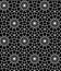 Black and white moroccan tile geometric star seamless pattern, vector