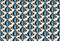 Black and white pattern with blue ovals