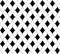 Black and white pattern with grunge rhombuses