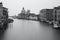 Black and white photo Grand canal