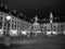 Black and white photography of a beautiful historic courtyard in the Austrian capital, Vienna