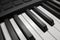 Black & white piano keys