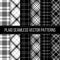 Black and White plaid, buffalo check, gingham