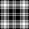 Black and white plaid pattern