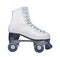 Black and white retro roller skate watercolour illustration.