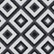 Black and white rhombus carpet seamless pattern