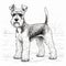 Black And White Schnauzer Coloring Pages: Photorealistic Accuracy For Creative Fun