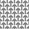 Black white seamless arrow pattern