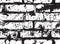 Black and white seamless pattern with brick wall