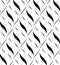Black and white seamless pattern twist line style