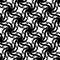 Black and white seamless pattern twist stylish