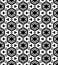 Black and white seamless repeat pattern and background vector image