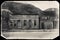 Black and White Sepia Vintage Photo of Old Western Wooden store in St. Elmo Gold Mine Ghost Town in Colorado