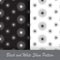 Black and white shine pattern