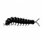 Black And White Silhouette Worm: Rusticcore Illustration With Clean Design