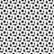 Black and white simple soccer balls seamless pattern, vector