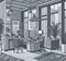 Black and White Sketch of a Modern Interior Design Concept for Architects, Blueprint Layouts and Engineering Structures