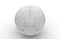 Black and white soccer ball; 3d rendering