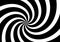 Black and White spiral optical illusion background . Illustration design