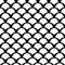 Black and white squama pattern