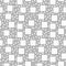 Black and White Square Abstract Geometric Design Tile Pattern Re