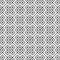 Black and White Square Geometric Repeat Pattern Background