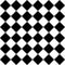 Black and white square tiles checkered seamless pattern