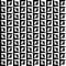 Black and white square and wave combination in a seamless pattern with high contrast. Vector EPS 10