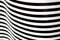 Black and white stripes curving 1