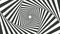 Black and white stripes hypnotic image visualization