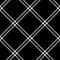 Black and white tartan traditional fabric seamless pattern, vector