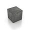 Black white textile textured cube