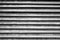 Black and white texture of horizontal iron grate