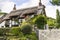 Black and White Thatched Cottage in the Cheshire Countryside near Alderley Edge