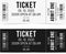 Black and White tickets