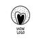 Black and white tooth round logo design for prints banners and dentistry design