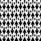 Black and White Triangles and Dots Seamless Texture