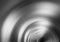 Black and white tunnel swirl illustration background