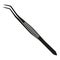 Black and white tweezer silhouette