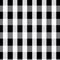 Black And White Twill Gingham Fabric - Custom Design By Npoa