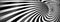 Black and white twisted lines horizontal background