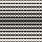 Black and white vector halftone seamless pattern with mesh, lace, weave, grid