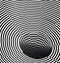 Black and white vector illustration abstract dark open hole